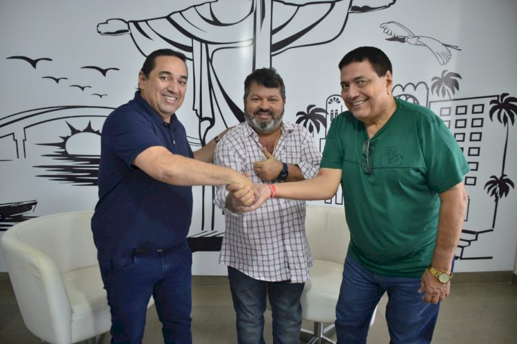 Carlos Bernardo reúne-se com prefeito e vice de Corumbá