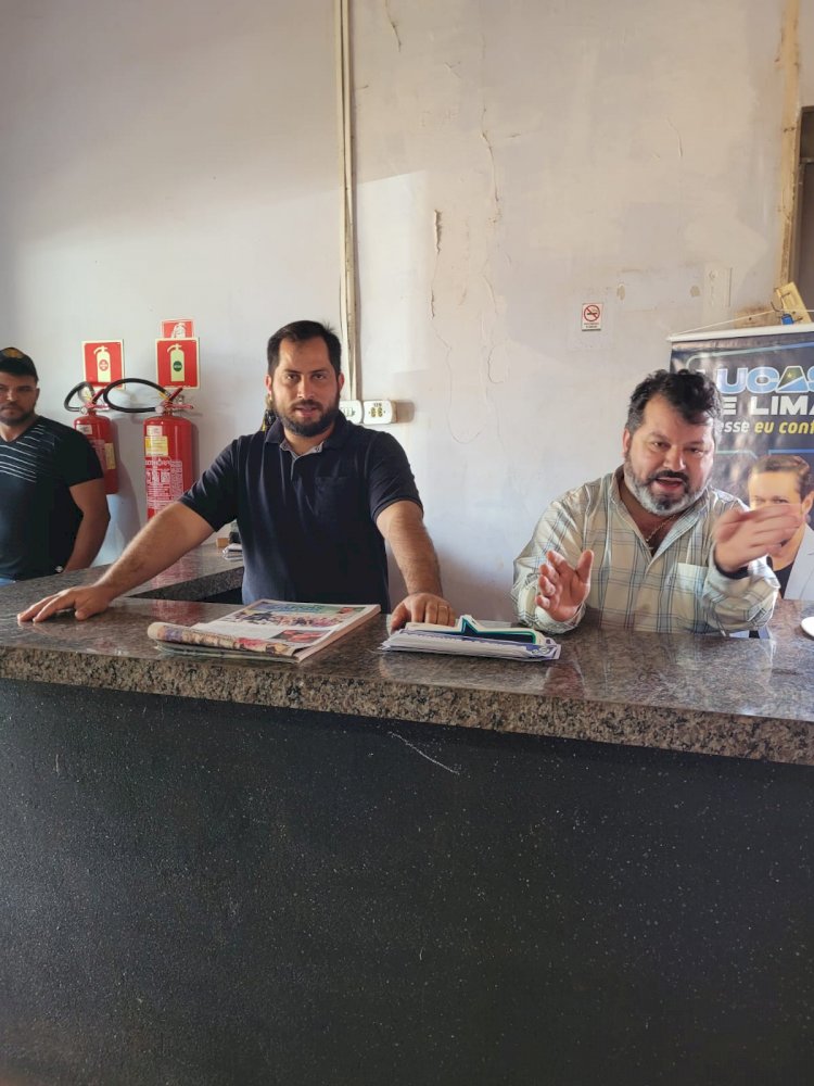 Carlos Bernardo participa de reunião com lideranças em Rio Brilhante