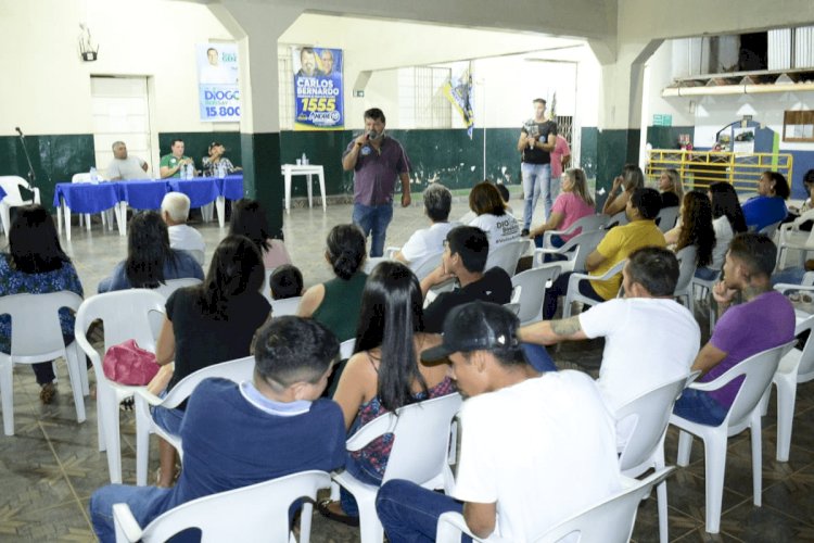 Em Bela Vista, Carlos Bernardo fala do seu compromisso com a população de fronteira