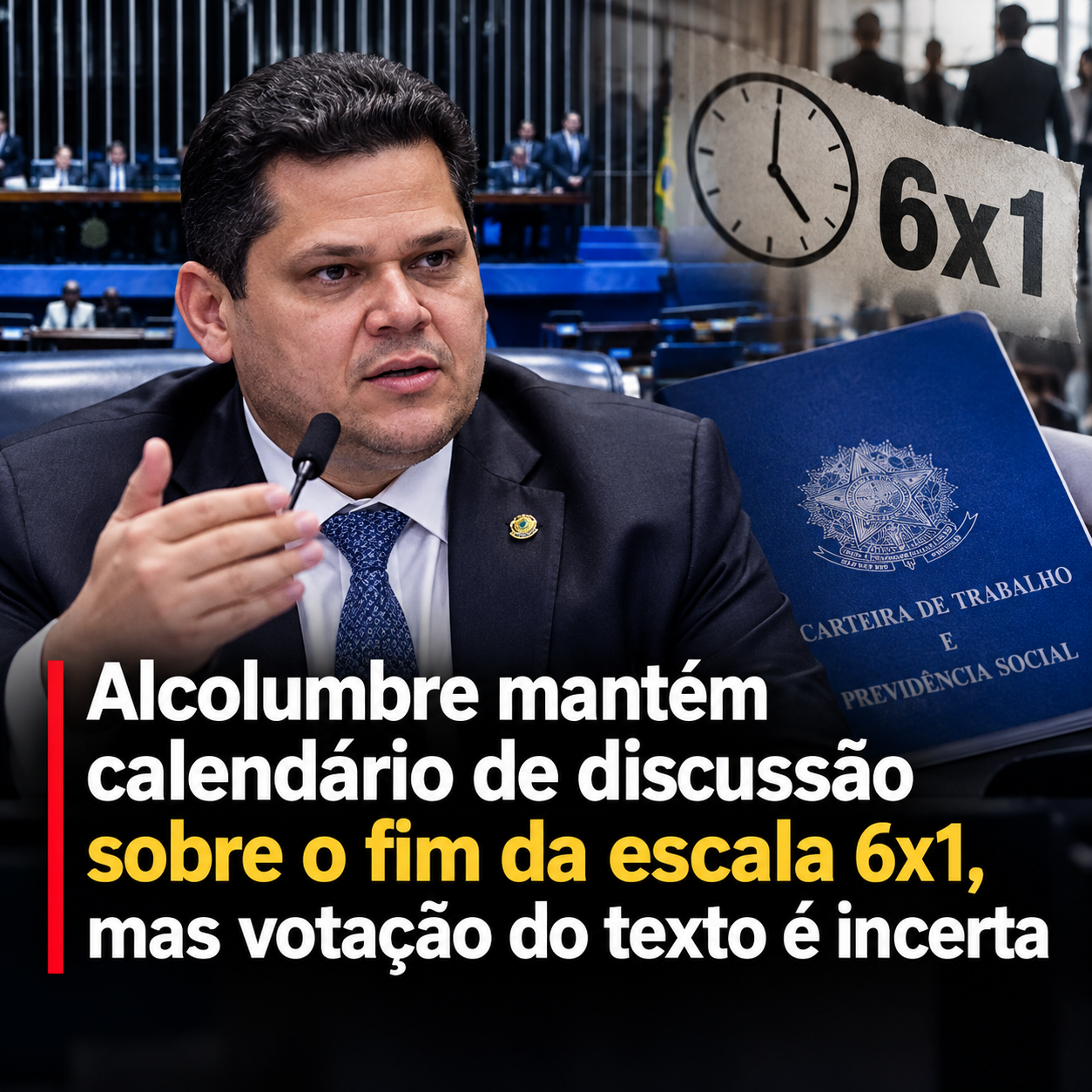 Senado inicia discussão sobre fim da escala 6×1, mas votação ainda é incerta